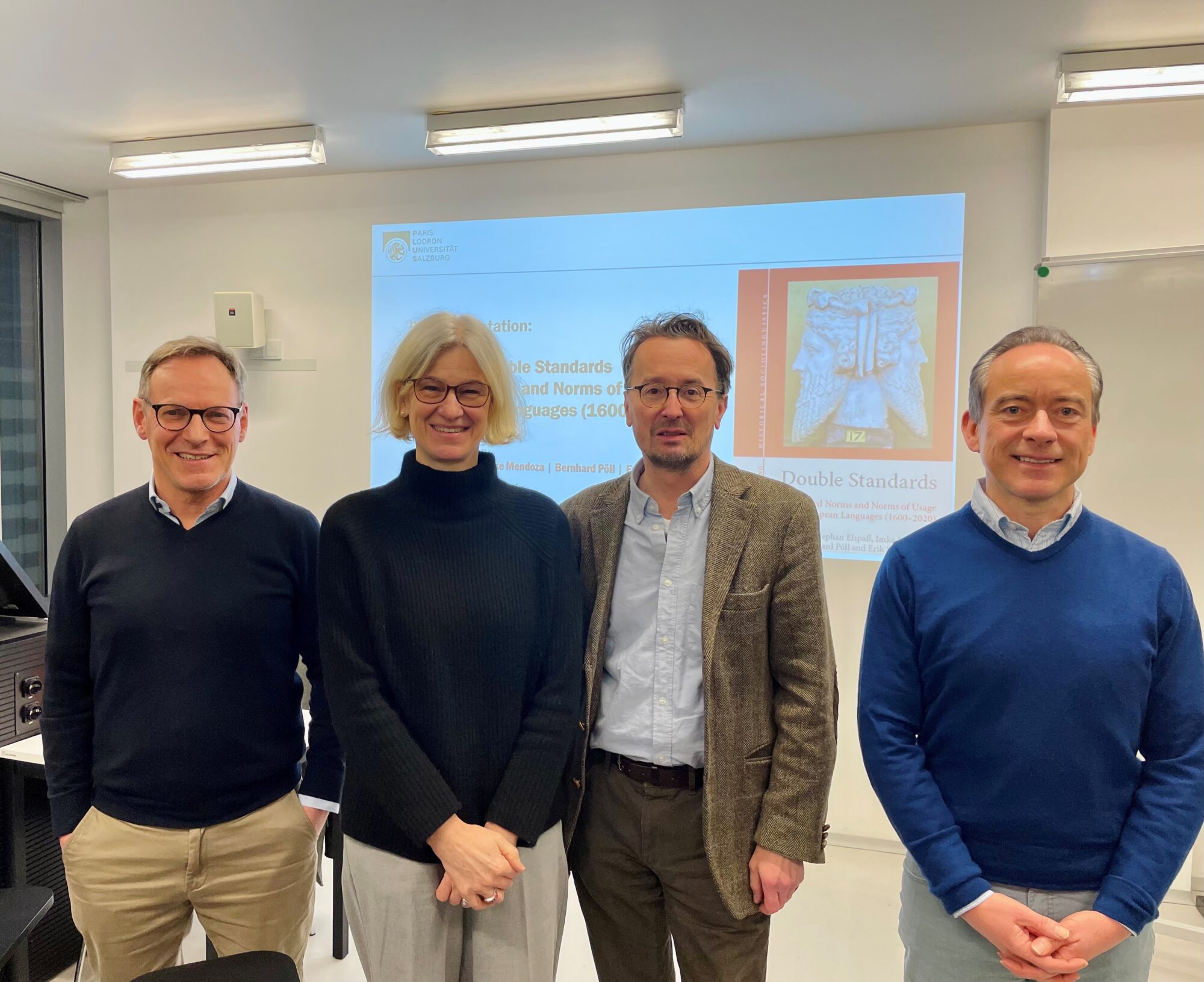 Stephan Elspaß, Imke Mendoza, Bernhard Pöll, Erik Schleef