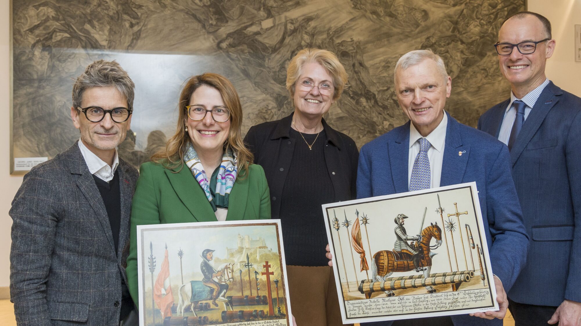 Ehreng&auml;ste und Veranstalter*innen der Tagung 500 Jahre Bauernkrieg