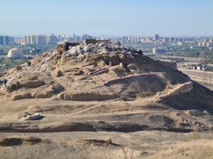 Jingjiao Monastery excavations, Turfan Oasis (China), photo: Winkler (2025)