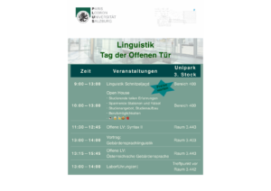 Poster Tag der offenen T&uuml;r