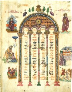 Rabbula Gospels, 6th c., Biblioteca Mediceo Laurenziana, Florence (Foto: wikimedia commons)