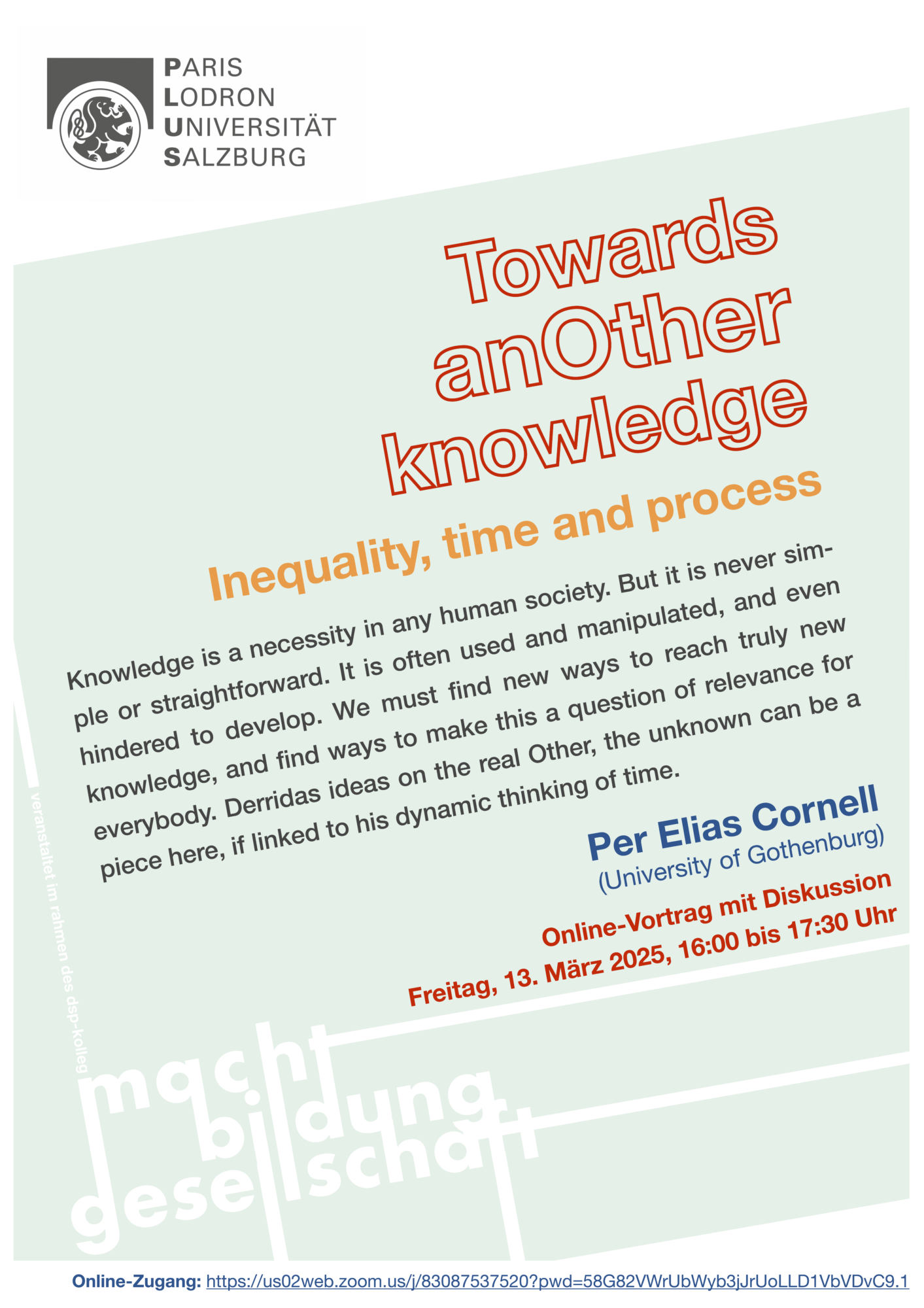 Er&ouml;ffnungsvortrag