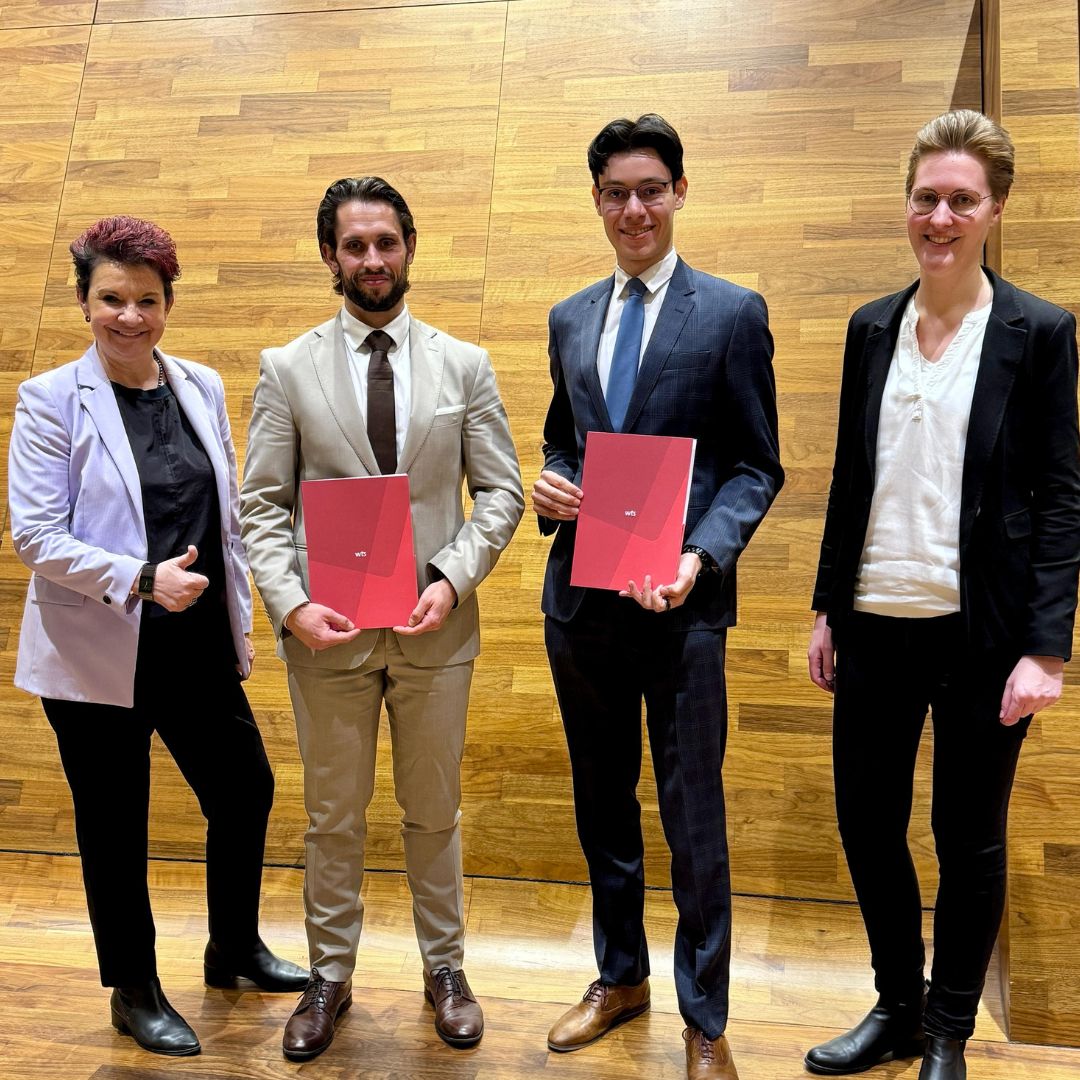 Gruppenfoto WTS-Preise Fachbereich Betriebswirtschaftslehre