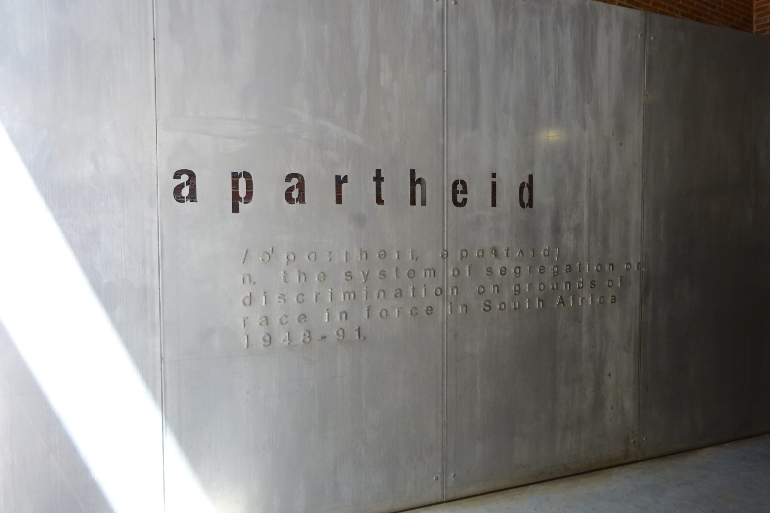 Apartheid-Museum in Johannesburg, 2024