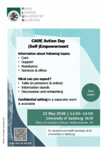 Flyer/Poster from the CARE Action Day &ndash; (Self-)Empowerment