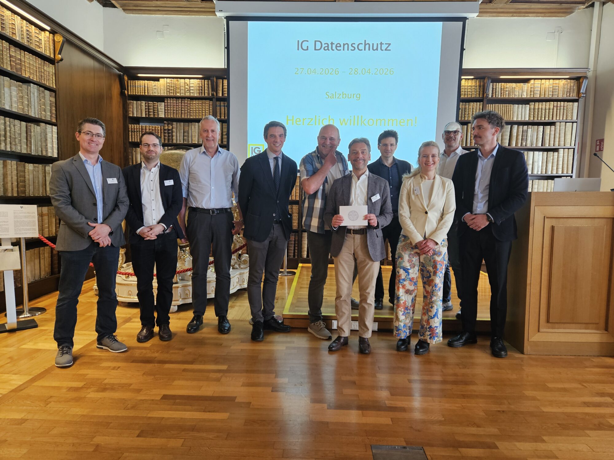 Gruppenfoto Datenschutz-Veranstaltung