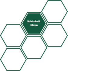 Wabe Logo einzel: Sch&ouml;nheit bilden
