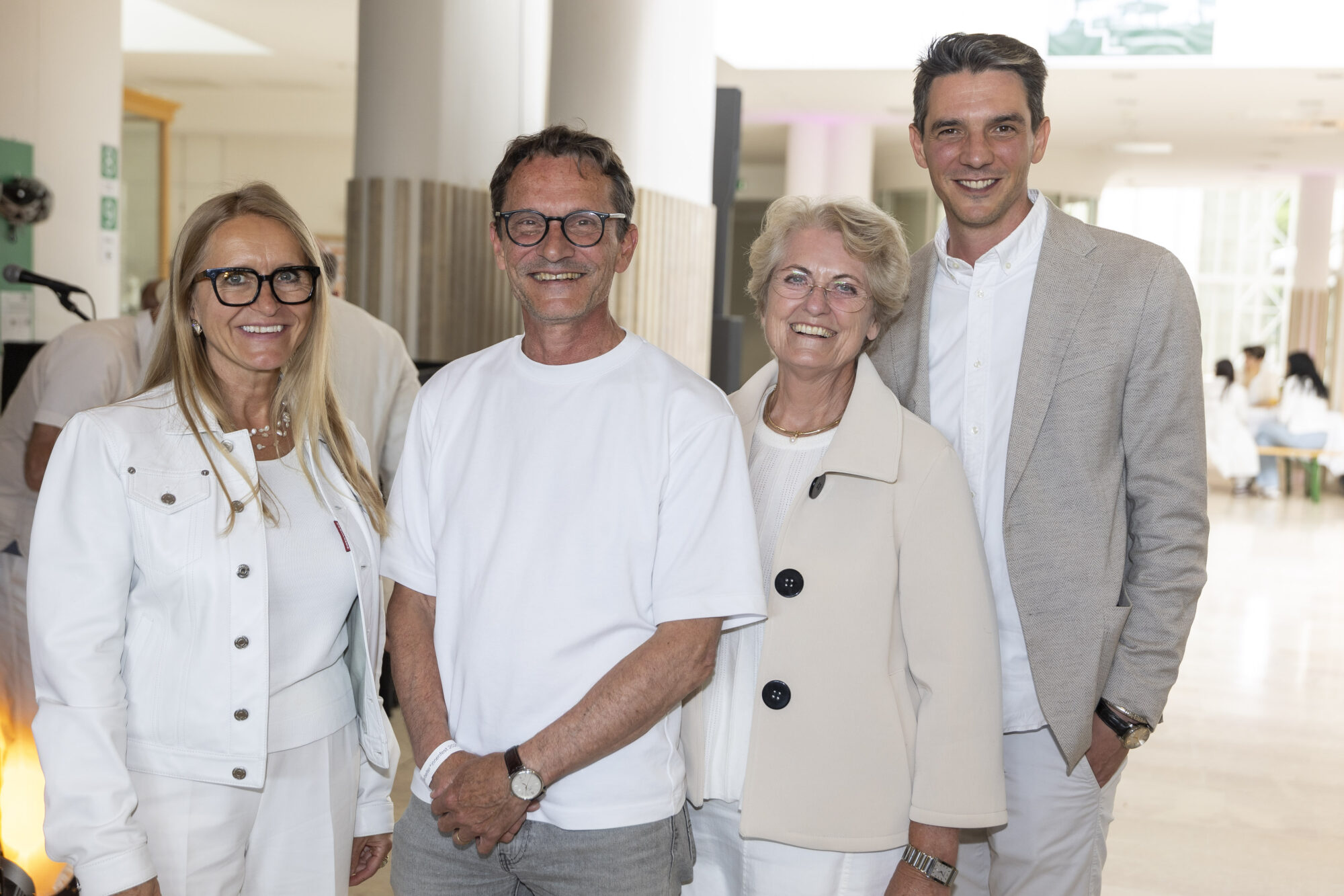 Rektorat beim Mitarbeiterfest