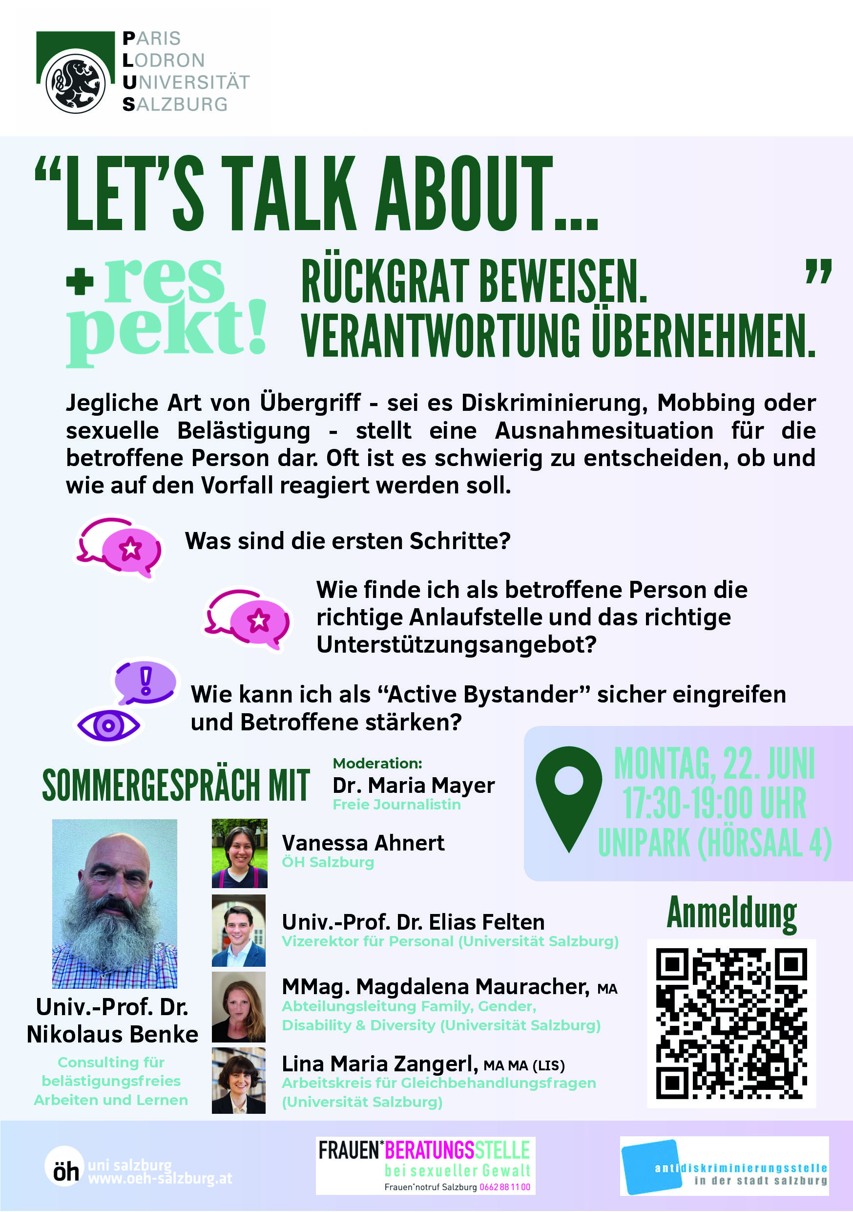 Podiumsdiskussion: Let&rsquo;s talk about... &ldquo;Kulturen des Schweigens"