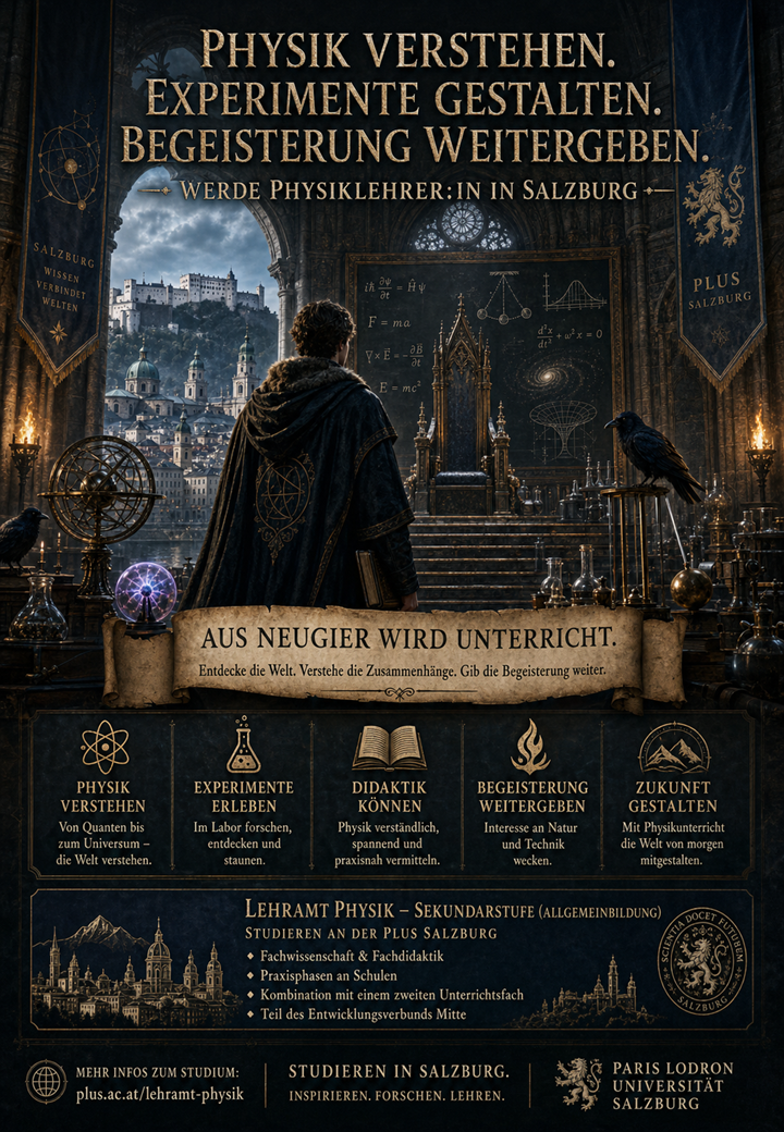 Poster UF Physik Game of Throne