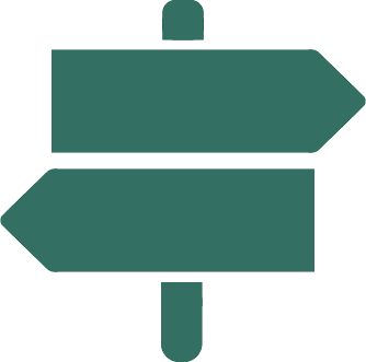 Icon Wegweiser