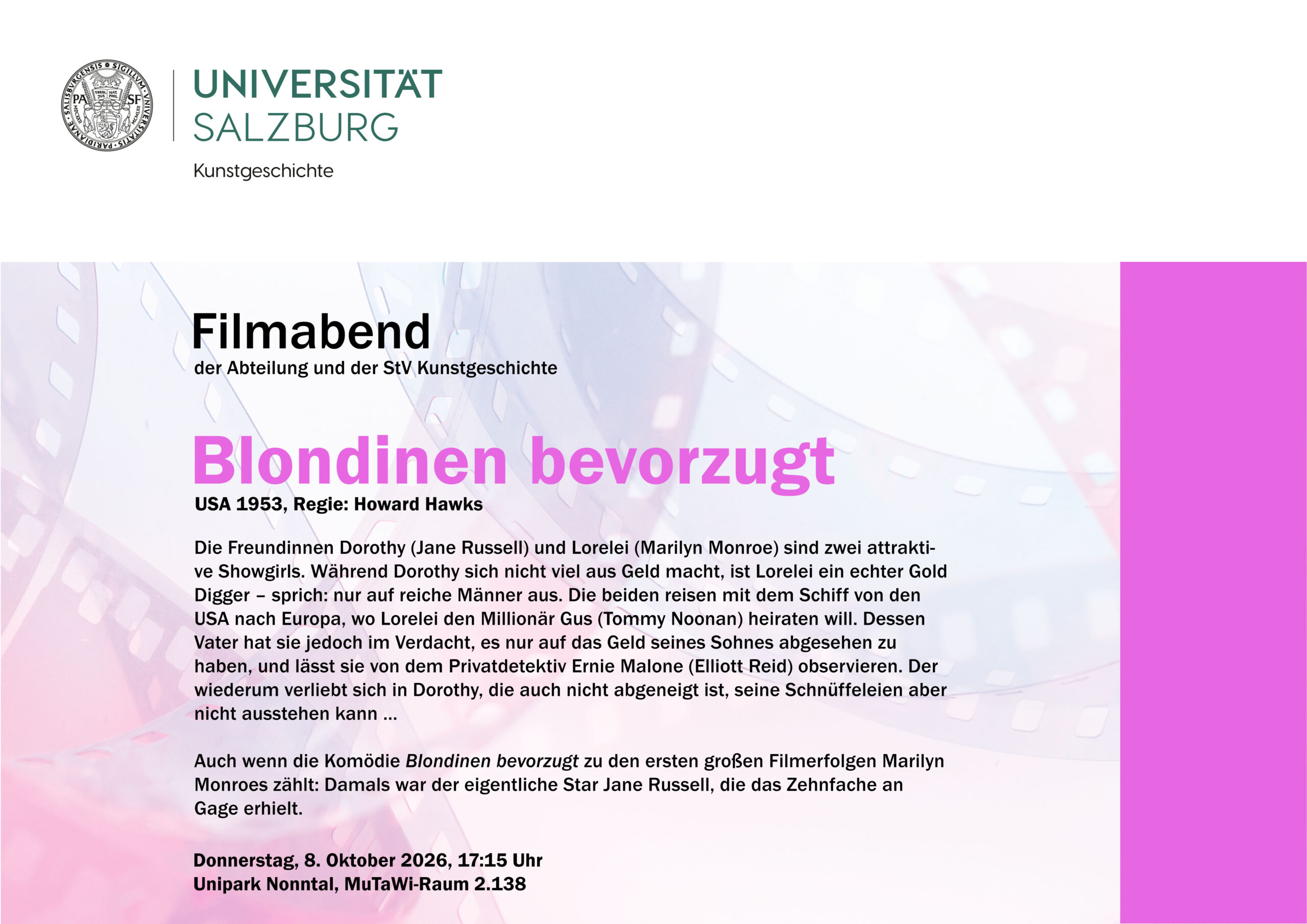 Plakat: Blondinen bevorzugt