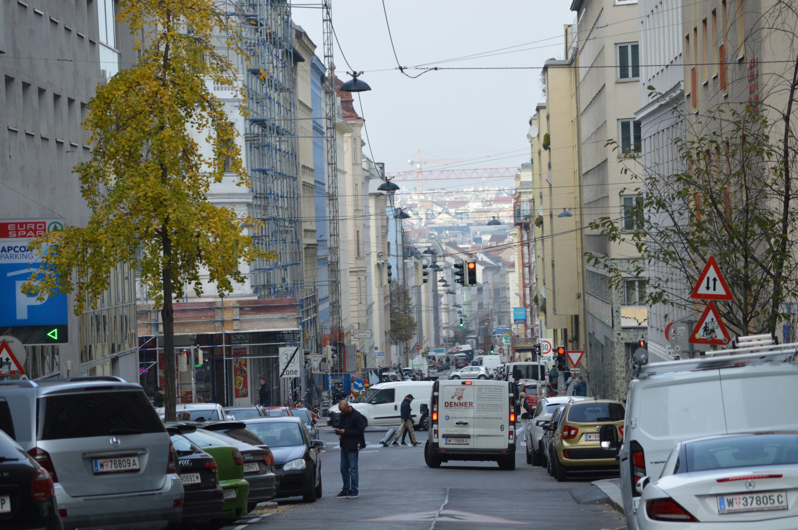 Autozentrierte Straße