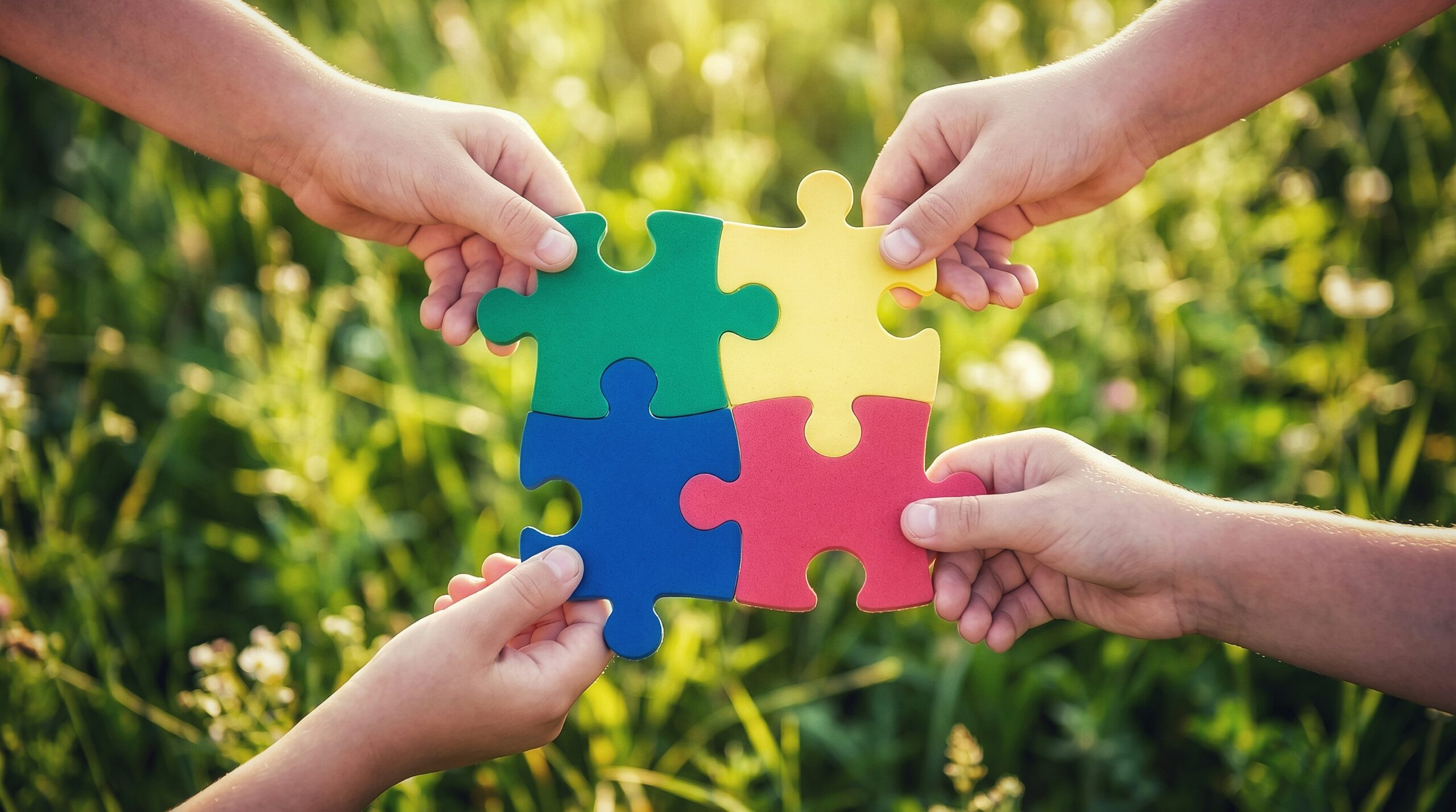 Puzzle. Gemeinsam etwas tun