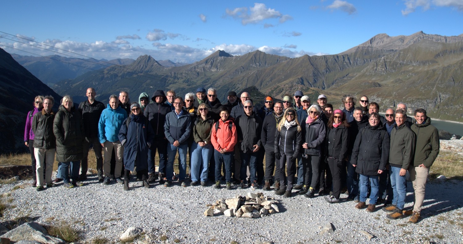 Gruppenfoto von Klausur auf Rudolfshütte
