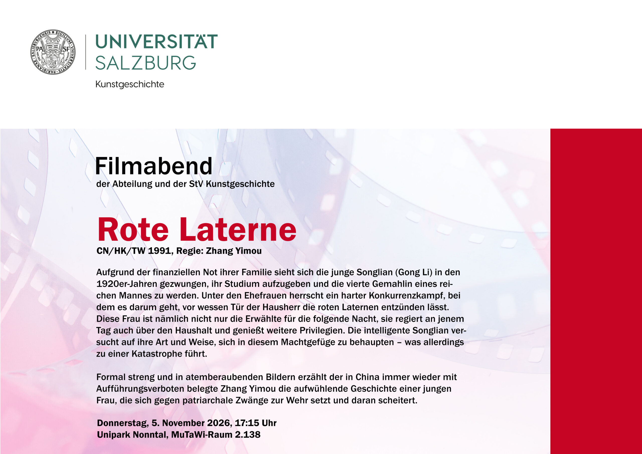 Plakat: Rote Laterne