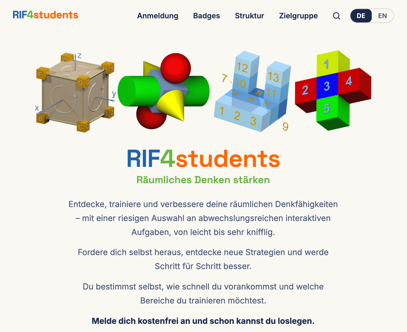 Web-App RIF4students