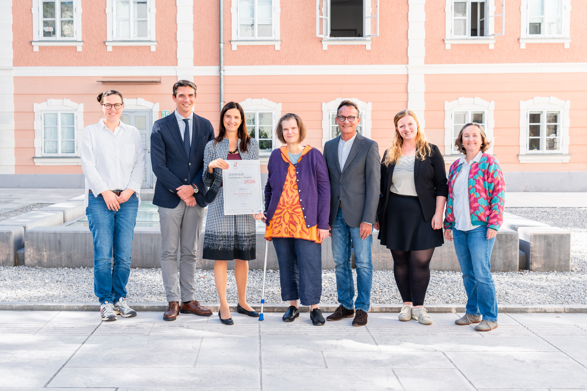 Gruppenfoto Re-Zertifizierung Hochschule