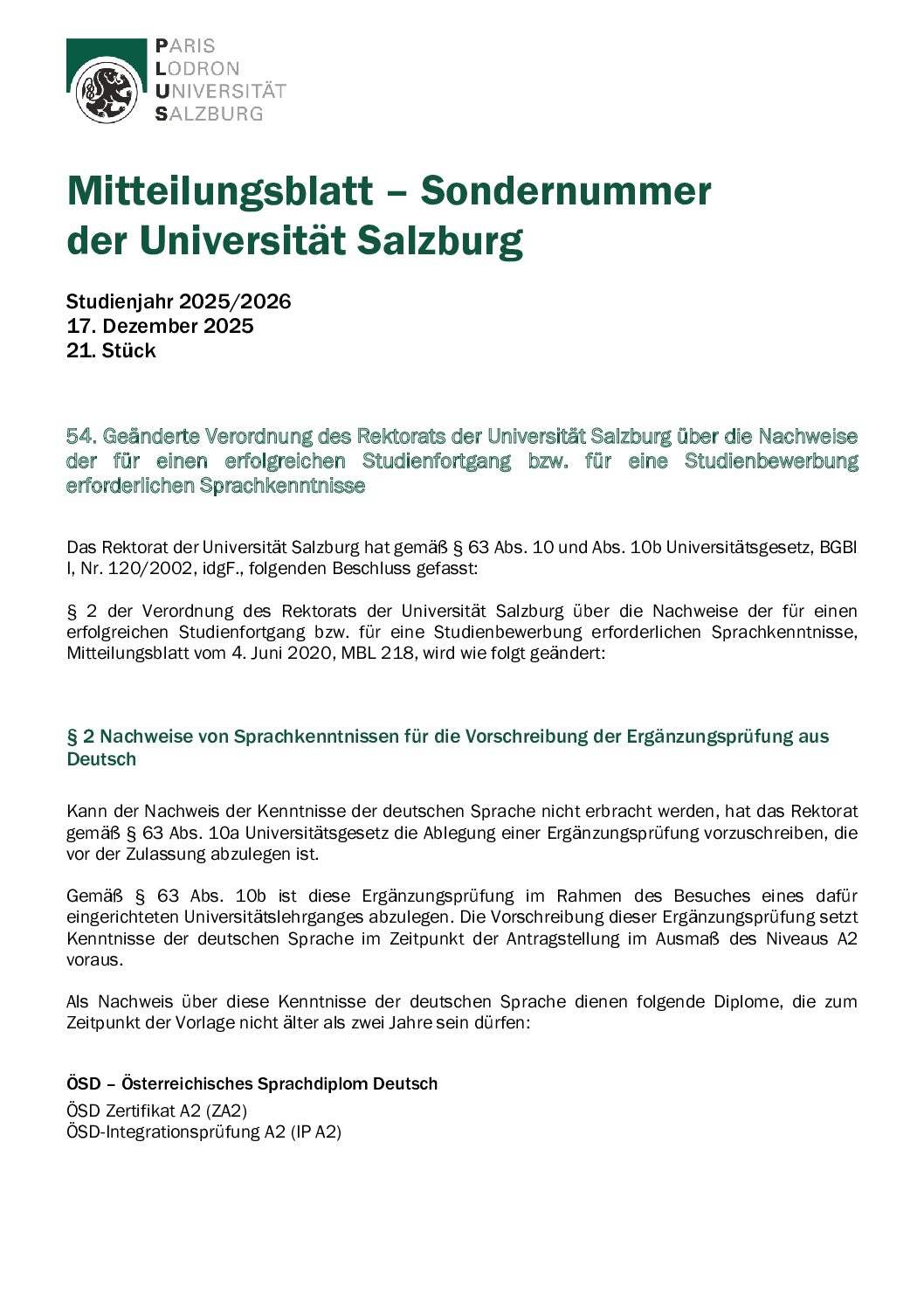 Mitteilungsblatt preview image