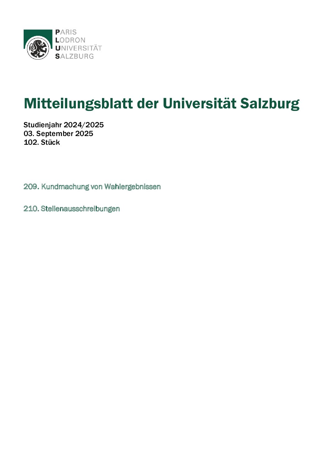 Mitteilungsblatt preview image