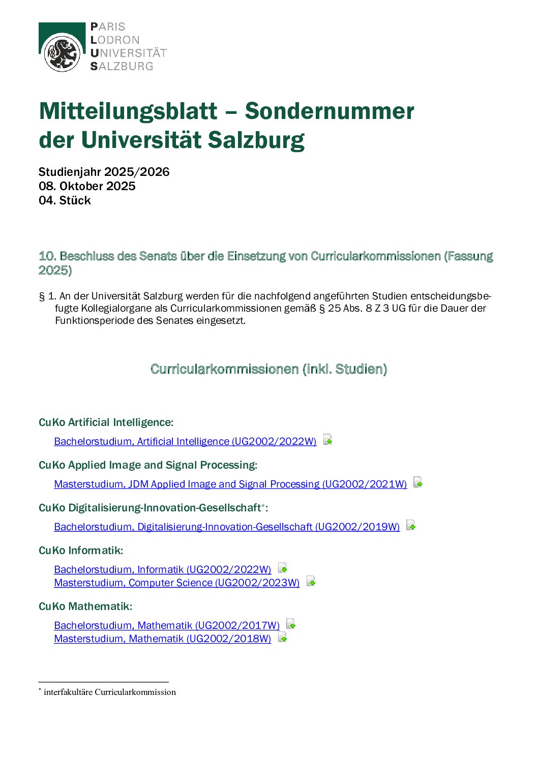 Mitteilungsblatt preview image