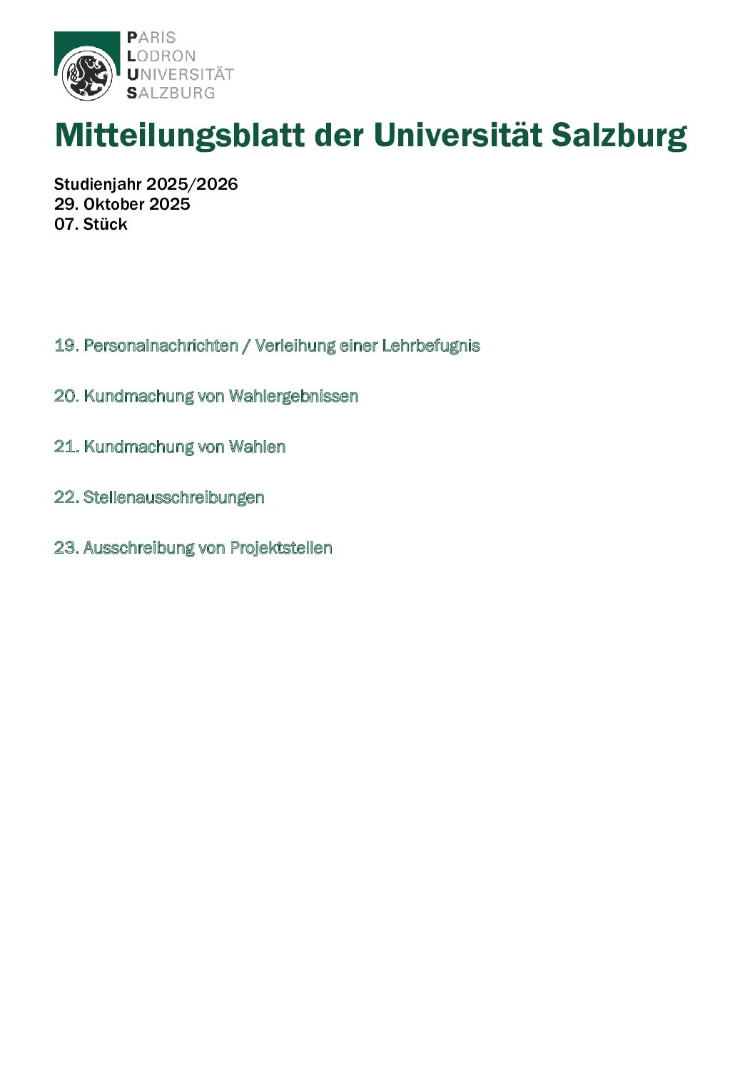 Mitteilungsblatt preview image