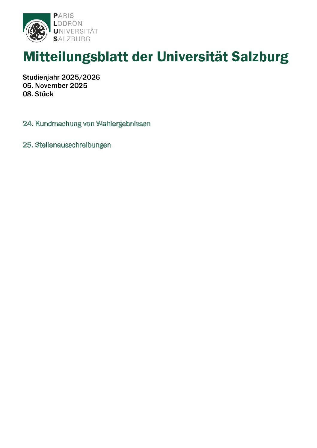 Mitteilungsblatt preview image