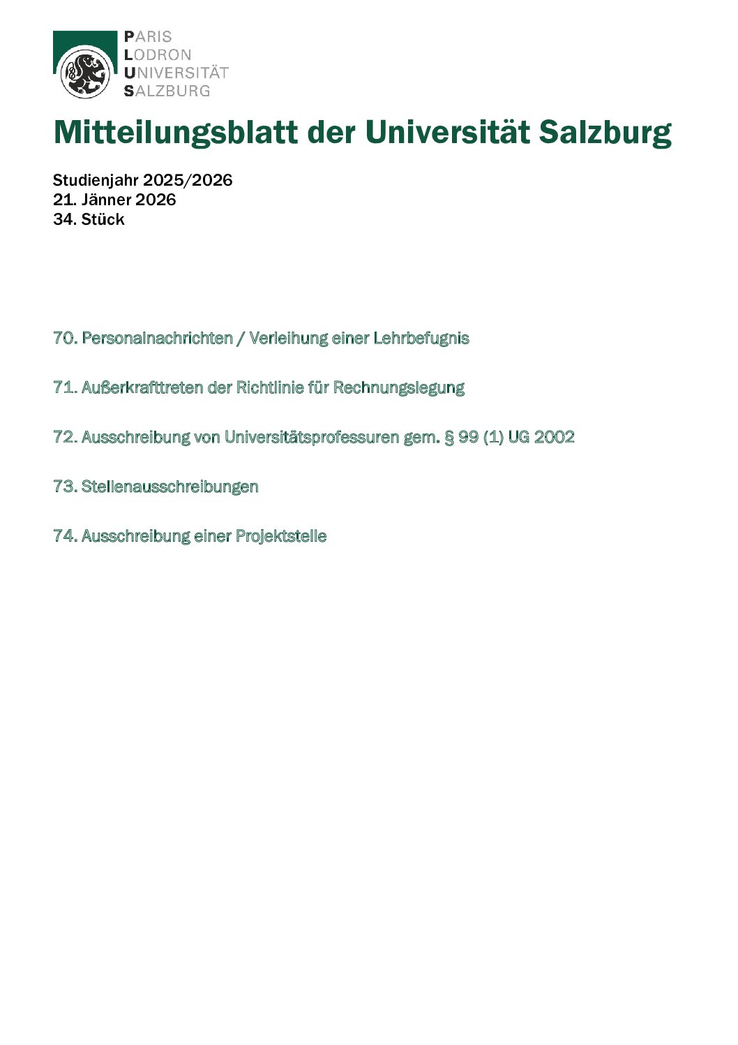 Mitteilungsblatt preview image