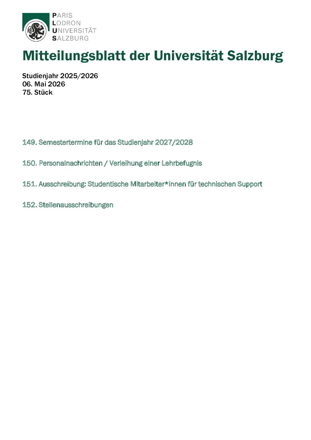 Mitteilungsblatt preview image