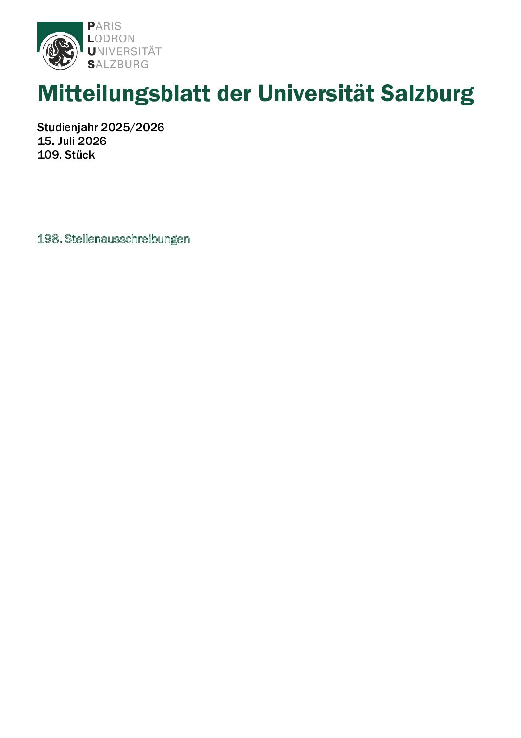 Mitteilungsblatt preview image